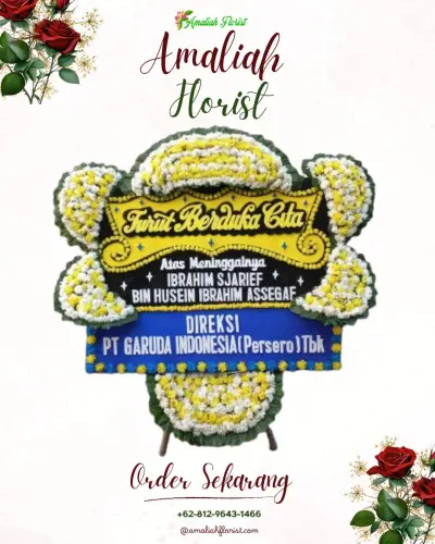 Papan Bunga Duka di Wanantara