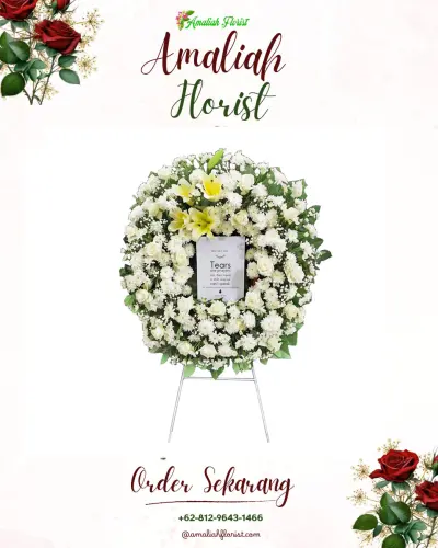 Krans Bunga Duka Cita di Wanantara